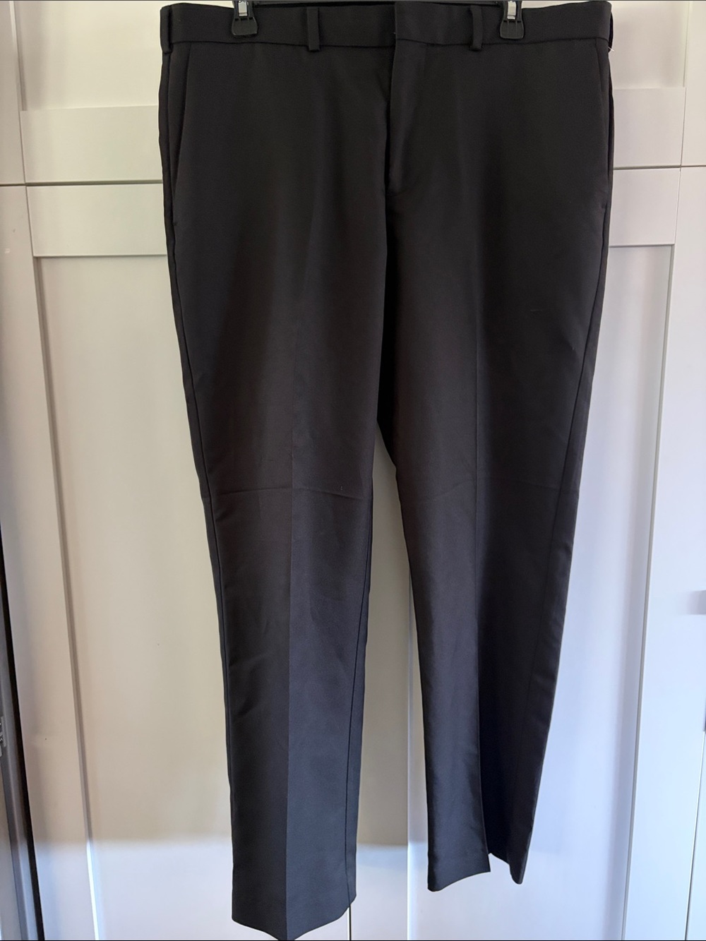 Dockers Men's Black Dress Pants - Slim Tailored Leg 36x30